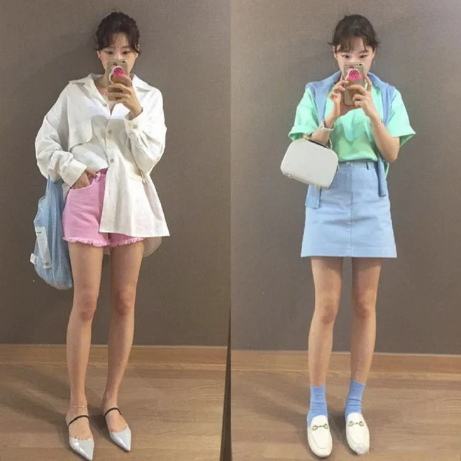 清新的色彩服饰搭配，让女人气质更up