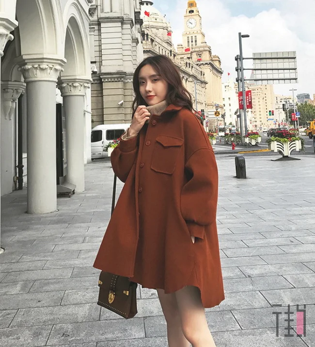 超火的焦糖色搭配LOOK，衬肤色又显气质