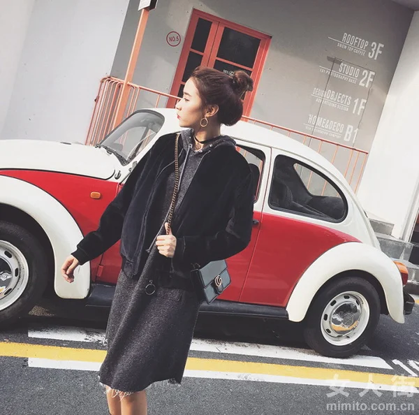 短款外套搭配示范，做个精干型女人