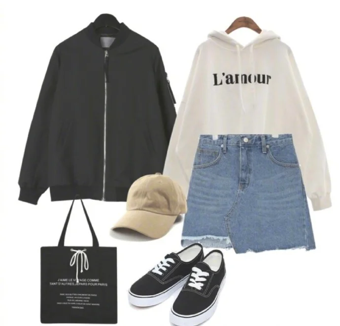 2020年早春的学院风女生休闲look