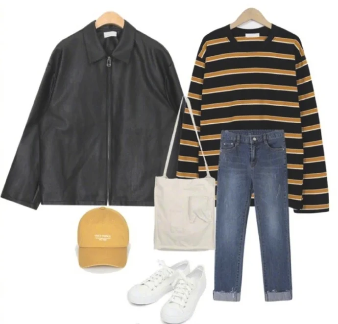 2020年早春的学院风女生休闲look
