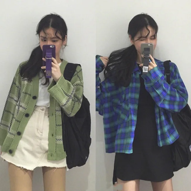 2019初秋流行穿搭，半裙和衬衫是绝配