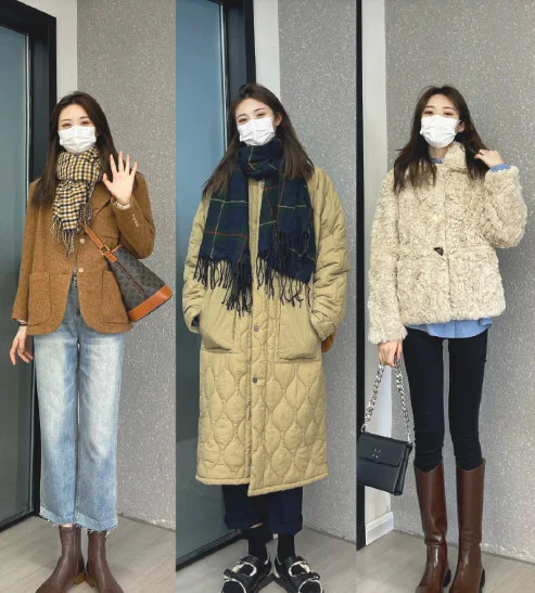高个子女孩的冬季时尚美搭示范