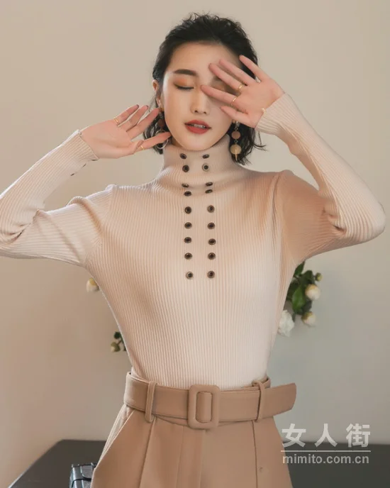 深冬内搭穿什么?打底+牛仔裤简单美