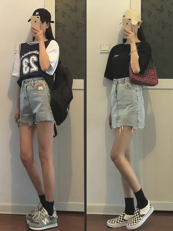 从视觉拉伸腿型的夏日穿搭参考