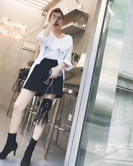 从清新到美艳，8月真丝衬衫搭配示范