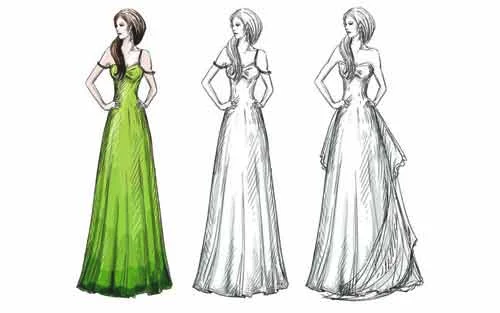 服装设计怎么画_服装设计怎么画人体