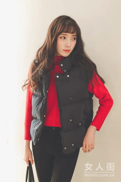 有一种搭配!穿得很厚显的很瘦