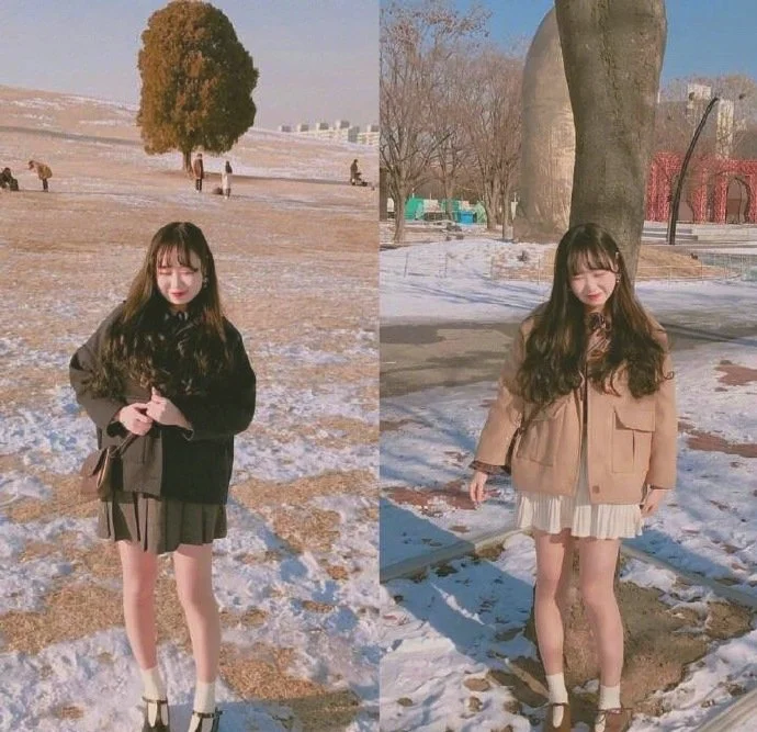 最爱少女心！18套适合微胖女生的秋冬穿搭示范