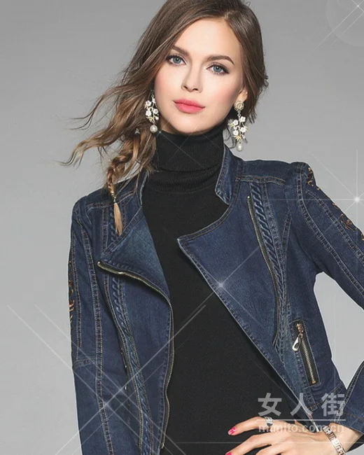 扮美还是耍帅,牛仔外套搭配示范