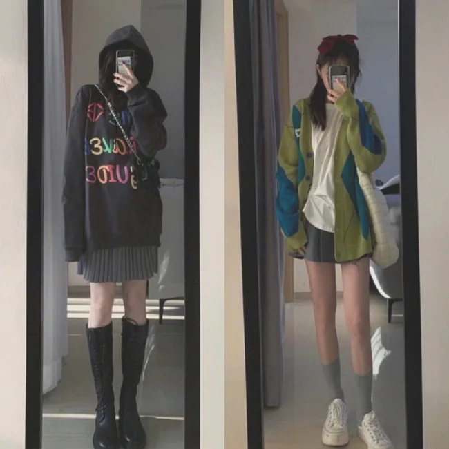 18套可盐可甜的初春少女穿搭合集