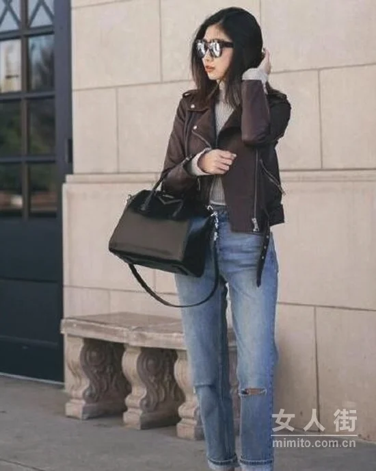 皮衣和牛仔裤，让你秒变时尚icon！