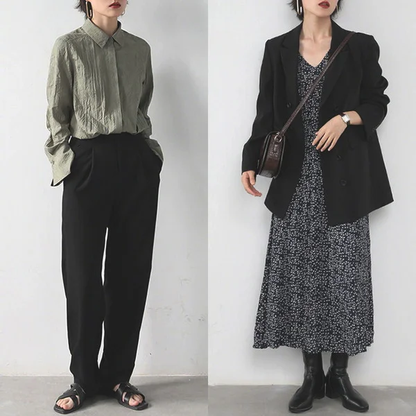 秋季18套极简风法式复古穿搭