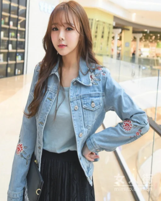 扮美还是耍帅,牛仔外套搭配示范