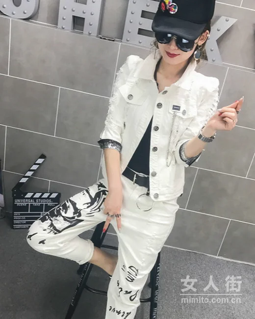 扮美还是耍帅,牛仔外套搭配示范