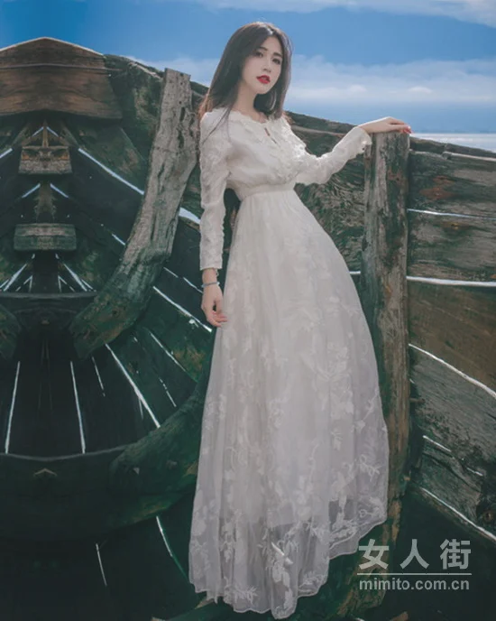 仙女范儿时尚连衣裙，气质就是不一样