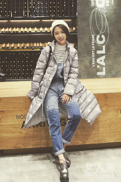 有一种搭配!穿得很厚显的很瘦