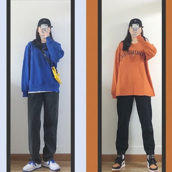 18套酷女孩的早春日常休闲穿搭