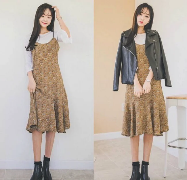 春季碎花控女生最爱的穿搭示范 ​