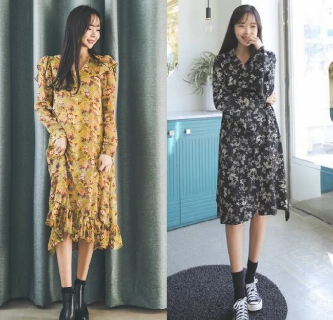 春季碎花控女生最爱的穿搭示范 ​