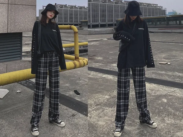 秋季穿阔腿裤,轻轻松松凹出大长腿