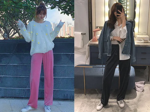 秋季穿阔腿裤,轻轻松松凹出大长腿