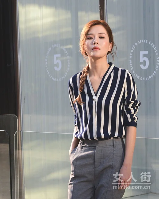 衬衫也玩小心机，条纹显瘦又新潮