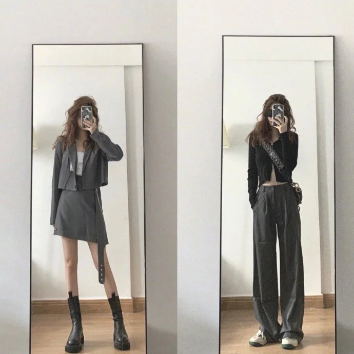 适合18岁酷女孩的早秋穿搭分享