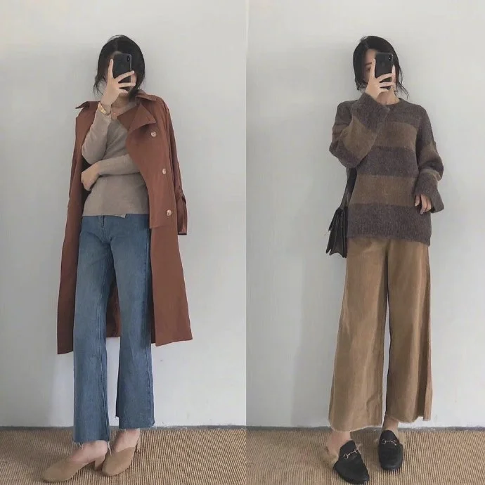 低调内敛的秋日气质穿搭示范