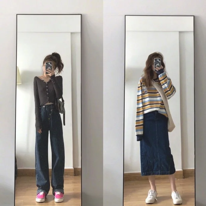 适合18岁酷女孩的早秋穿搭分享