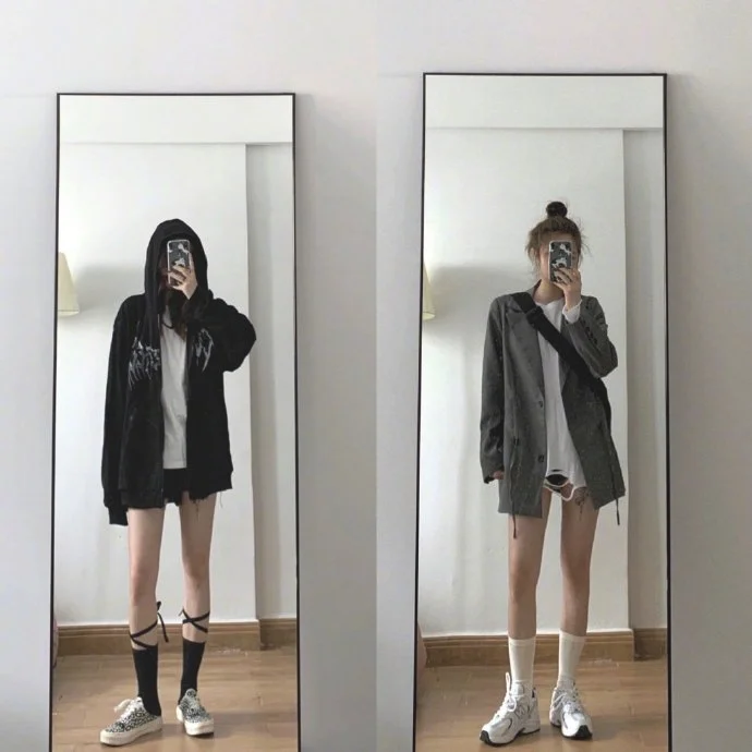 适合18岁酷女孩的早秋穿搭分享