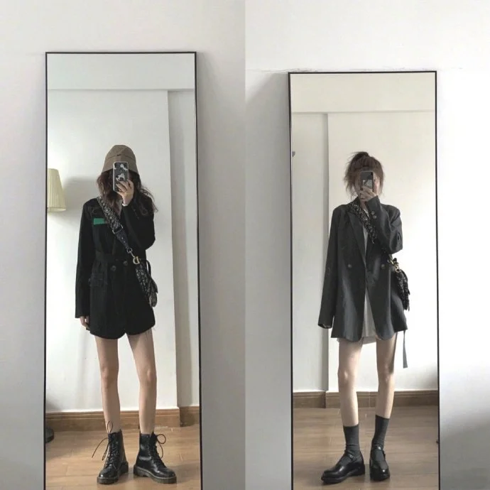 适合18岁酷女孩的早秋穿搭分享