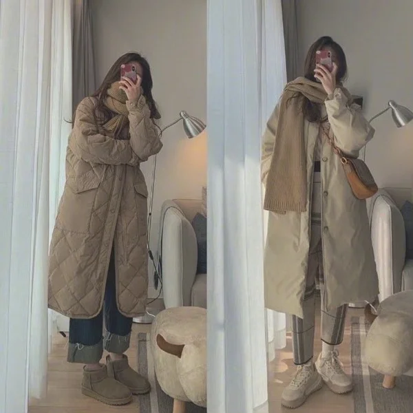 身高160女生冬季保暖实用穿搭技巧