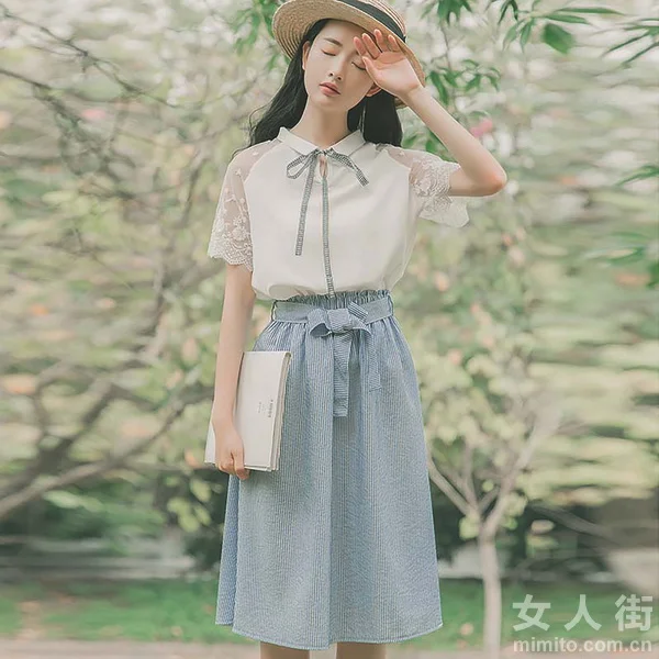 如何穿搭撩男神，超仙雪纺上衣了解一下