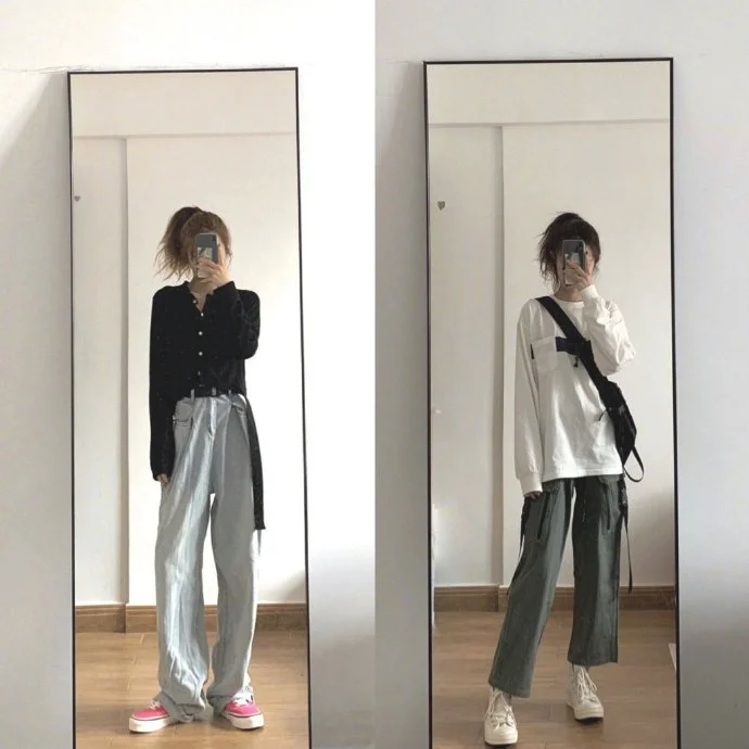 适合18岁酷女孩的早秋穿搭分享