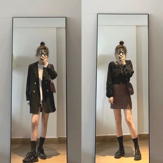 适合18岁酷女孩的早秋穿搭分享