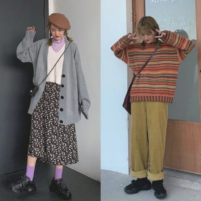 今天穿什么？适合小个子女生的秋冬穿搭