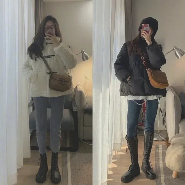 身高160女生冬季保暖实用穿搭技巧