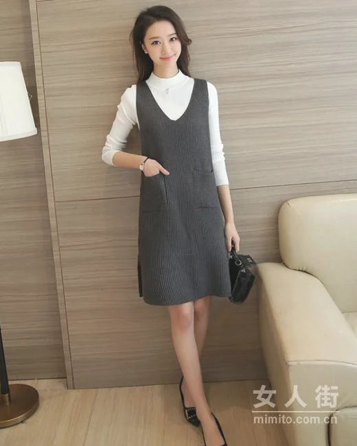 保暖与优雅兼具，针织衫的搭配示范