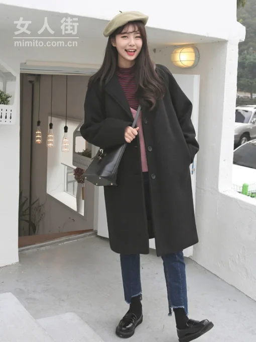 集时尚保暖于一身的毛呢外套，不能错过！