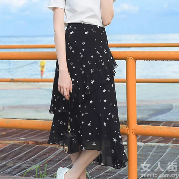 夏季小短腿如何拯救？半身A字裙逆袭