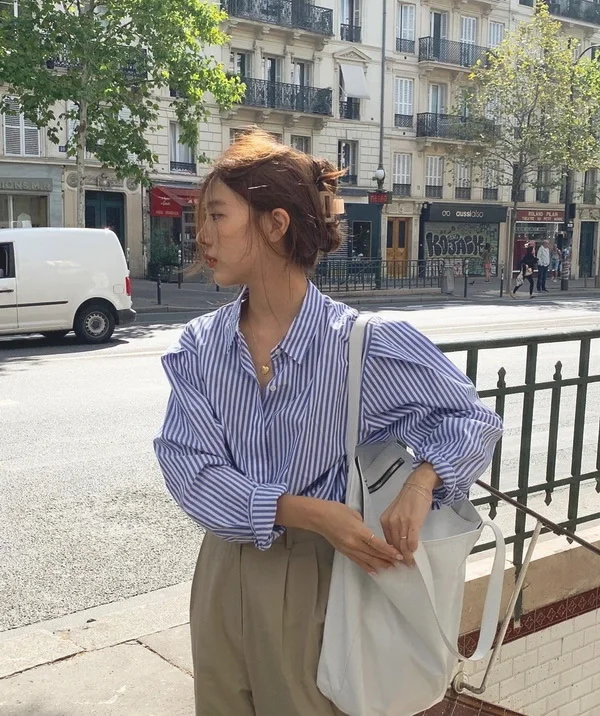 7套早秋优雅女生搭配！办公室里气质的女人