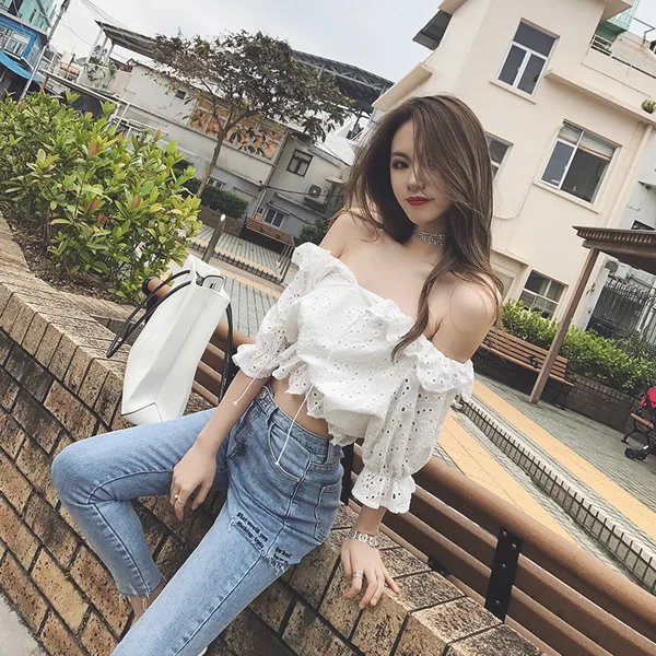 迷人一字肩，做个撩人Sexy Girl