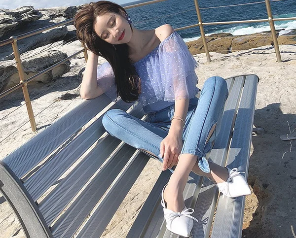 迷人一字肩，做个撩人Sexy Girl