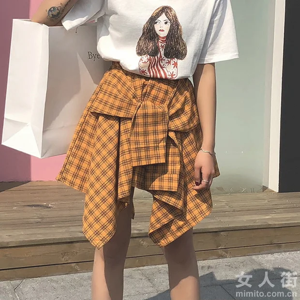 夏季小短腿如何拯救？半身A字裙逆袭
