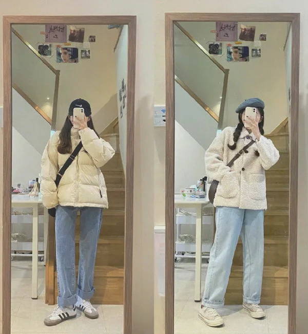 18套冬日女生超实用日常基础款穿搭