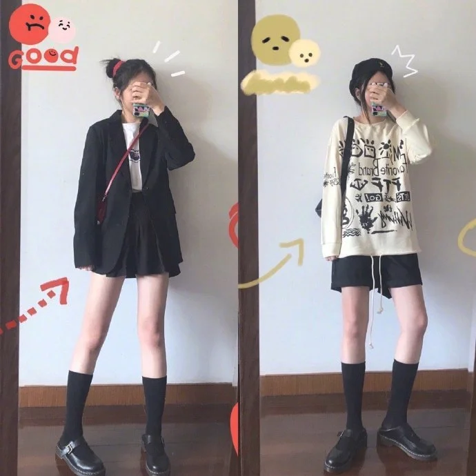 适合学生党女生的一组穿搭参考