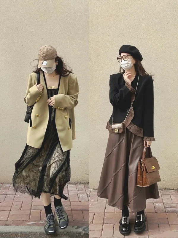 身高163时尚女孩三月精致穿搭示范