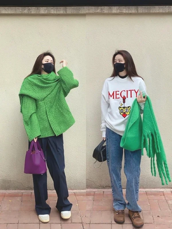 身高163时尚女孩三月精致穿搭示范