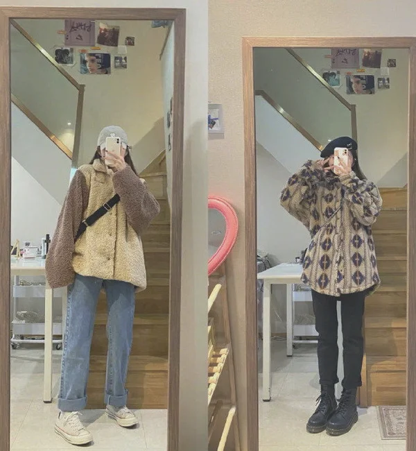 18套冬日女生超实用日常基础款穿搭